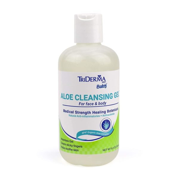 TriDerma Baby Aloe Cleansing Gel for Face and Body 245ml