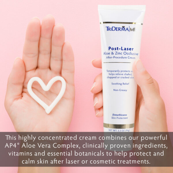 Triderma-Post-Lazer-Aloe-Zinc-Occlusive-After-Procedure-Cream-skin-Protectant-Brows-Boutique-Rangiora-NZ