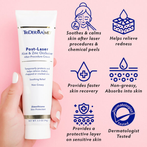 Triderma-Post-Lazer-Aloe-Zinc-Occlusive-After-Procedure-Cream-skin-Protectant-Brows-Boutique-Rolleston-NZ