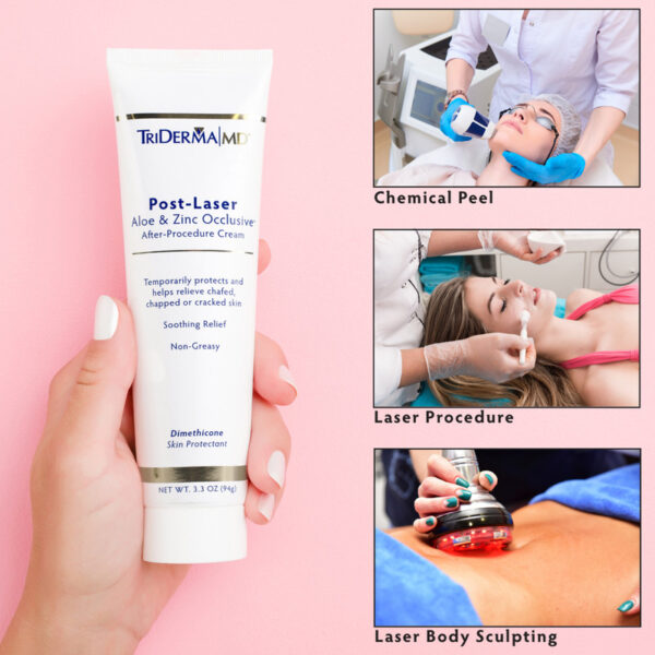 Triderma-Post-Lazer-Aloe-Zinc-Occlusive-After-Procedure-Cream-skin-Protectant-Brows-Boutique-ashburton-NZ