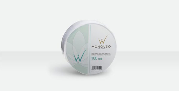 ITALWAX Hair Removal Strips Roll Pre-Cut, 100m
