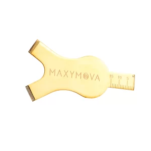 Maxymova-Golden-Y-metal-Tool-For-Lash-Lift-with-Ruler-Brows-Boutique-Wellington-NZ