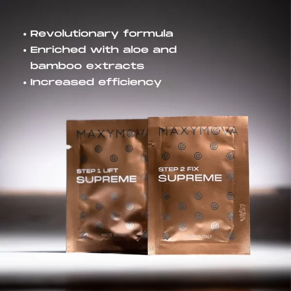 MAXYMOVA Supreme Brow & Lash Lamination Solutions, 5 x 1.5ml Sachets - Image 3
