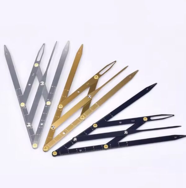 Gold Ration Masure Caliper / Ruler (Gold or Black)