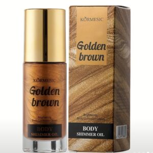 KORMESIC Body Oil with Shimmer "Golden Brown", 30ml