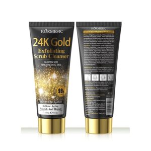 Kormesic-Exfoliating-Scrub-Cleanser-for-face-24k-Gold-brows-Boutique-Nelson-NZ