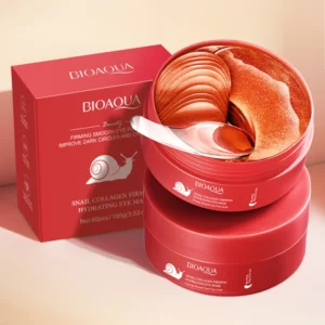 BIOAQUA-Snail-Collagen-Firming-Hydrating-Eye-Patches-brows-boutiquq-Tauranga-nz